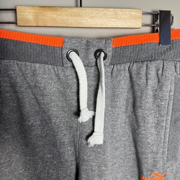 PUMA‎ Kid's Elastic Waist Jogger Sweatpants Gray Size Large (14-16) Athletic - Picture 4 of 11
